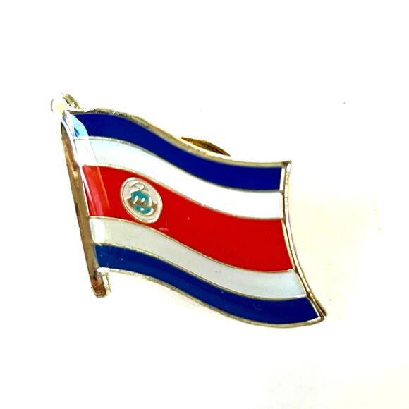 Costa Rica Flag Lapel Pin - Picture 1 of 3